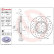 Brake Disc BREMBO XTRA LINE 09.9369.1X, Thumbnail 3