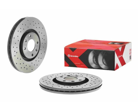 Brake Disc BREMBO XTRA LINE 09.9935.1X, Image 2