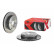 Brake Disc BREMBO XTRA LINE 09.A198.1X, Thumbnail 2