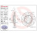 Brake Disc BREMBO XTRA LINE 09.A727.1X, Thumbnail 3