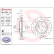 Brake Disc BREMBO XTRA LINE 09.A761.1X, Thumbnail 3