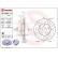 Brake Disc BREMBO XTRA LINE 09.A864.1X, Thumbnail 2