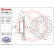 Brake Disc BREMBO XTRA LINE 09.A966.1X, Thumbnail 2