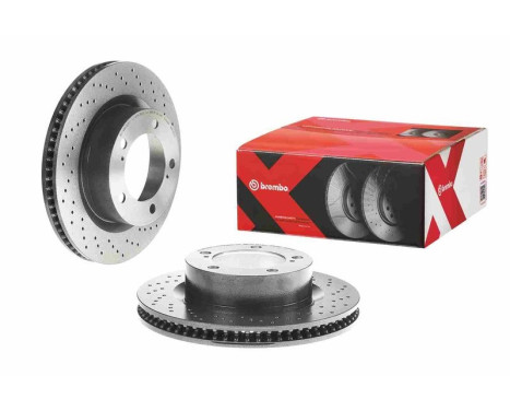 Brake Disc BREMBO XTRA LINE 09.A966.1X, Image 3