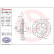 Brake Disc BREMBO XTRA LINE 09.A968.2X, Thumbnail 3
