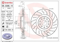 Brake Disc BREMBO XTRA LINE 09.C306.1X