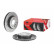 Brake Disc BREMBO XTRA LINE 0991671X, Thumbnail 2