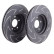 Brake Disc BSD Grooved BSD1400 EBC, Thumbnail 3