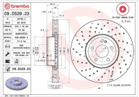 Brake Disc CO-CAST DISCS LINE 09.D529.23 Brembo
