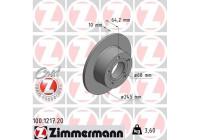 Brake Disc COAT Z 100.1217.20 Zimmermann