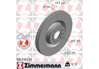 Brake Disc COAT Z 100.3301.20 Zimmermann