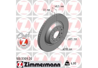 Brake Disc COAT Z 100.3309.20 Zimmermann