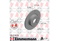 Brake Disc COAT Z 110.2218.20 Zimmermann