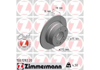 Brake Disc COAT Z 150.1282.20 Zimmermann