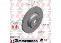Brake Disc COAT Z 150.2901.20 Zimmermann