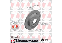 Brake Disc COAT Z 150.3446.20 Zimmermann