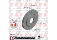 Brake Disc COAT Z 155.3907.20 Zimmermann