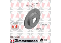 Brake Disc COAT Z 200.2505.20 Zimmermann