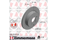 Brake Disc COAT Z 200.2529.20 Zimmermann