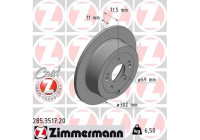 Brake Disc COAT Z 285.3517.20 Zimmermann