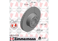 Brake Disc COAT Z 400.1421.20 Zimmermann