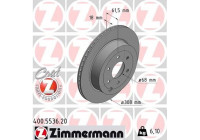 Brake Disc COAT Z 400.5536.20 Zimmermann