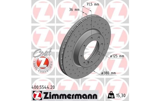 Brake Disc COAT Z 400.5544.20 Zimmermann