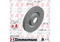 Brake Disc COAT Z 400.5548.20 Zimmermann