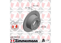 Brake Disc COAT Z 460.1007.20 Zimmermann