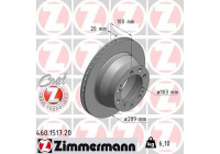 Brake Disc COAT Z 460.1517.20 Zimmermann
