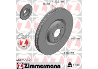Brake Disc COAT Z 460.1555.20 Zimmermann