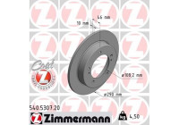 Brake Disc COAT Z 540.5307.20 Zimmermann