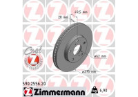 Brake Disc COAT Z 590.2556.20 Zimmermann