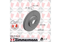 Brake Disc COAT Z 590.2576.20 Zimmermann