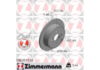 Brake Disc COAT Z 590.2577.20 Zimmermann