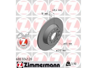 Brake Disc COAT Z 600.3241.20 Zimmermann