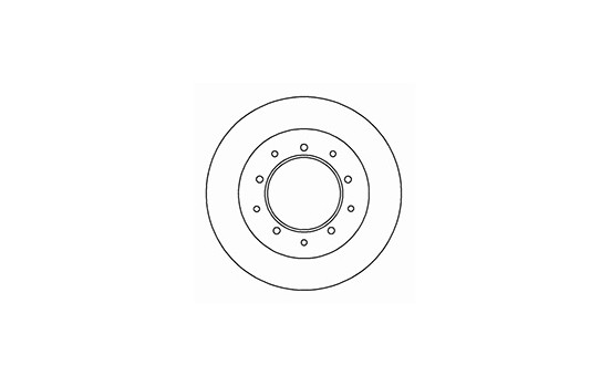 Brake Disc COATED 15616 ABS, Image 2