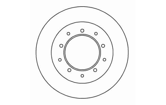 Brake Disc COATED 15616 ABS
