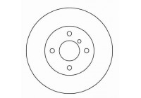 Brake Disc COATED 15721 ABS
