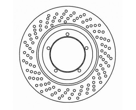 Brake Disc COATED 15807 ABS
