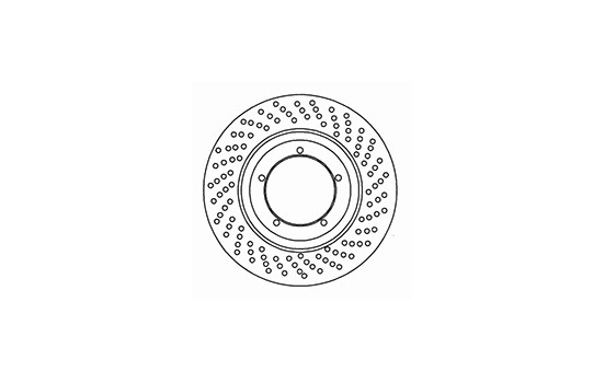 Brake Disc COATED 15808 ABS, Image 2