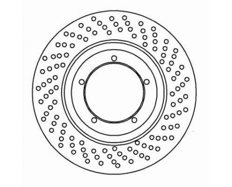 Brake Disc COATED 15808 ABS