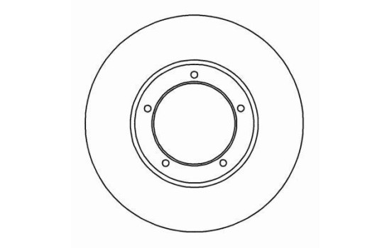 Brake Disc COATED 15827 ABS