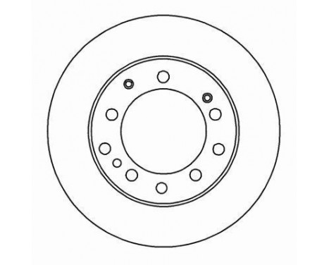 Brake Disc COATED 15940 ABS