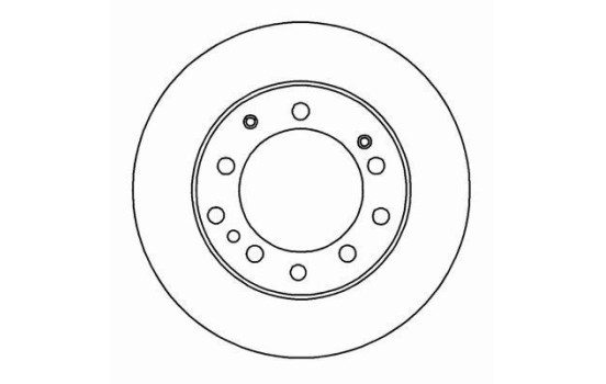 Brake Disc COATED 15940 ABS