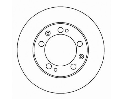 Brake Disc COATED 16115 ABS