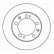 Brake Disc COATED 16115 ABS