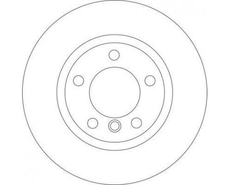 Brake Disc COATED 16536 ABS