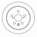 Brake Disc COATED 16545 ABS