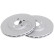 Brake Disc COATED 16726 ABS, Thumbnail 3